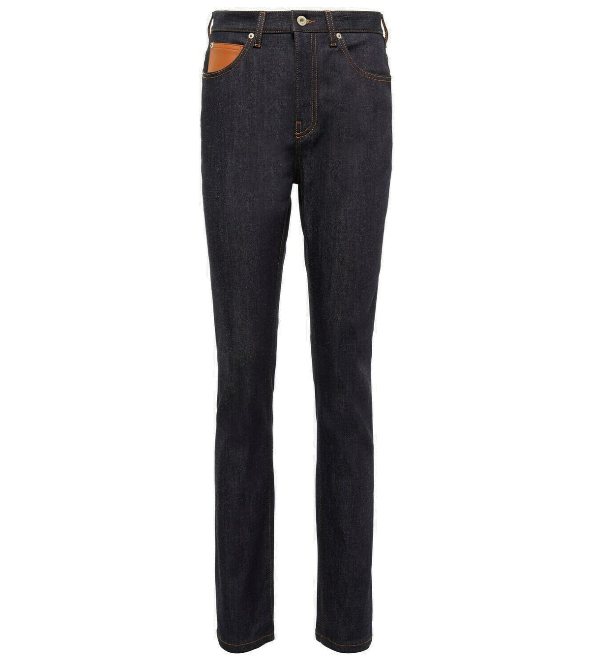 LOEWE Mid-rise wide-leg pants ワイドパンツ ミッドライズ ロゴ LOEWE Logo Wool-Blend Trousers | Saks Fifth Avenue