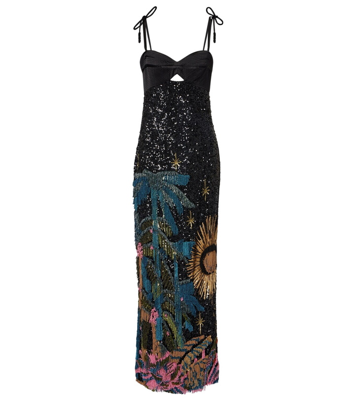 Photo: Johanna Ortiz Embellished silk-blend gown