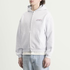 Cole Buxton Men's Sport Zipped Hoodie in Light Grey Marl