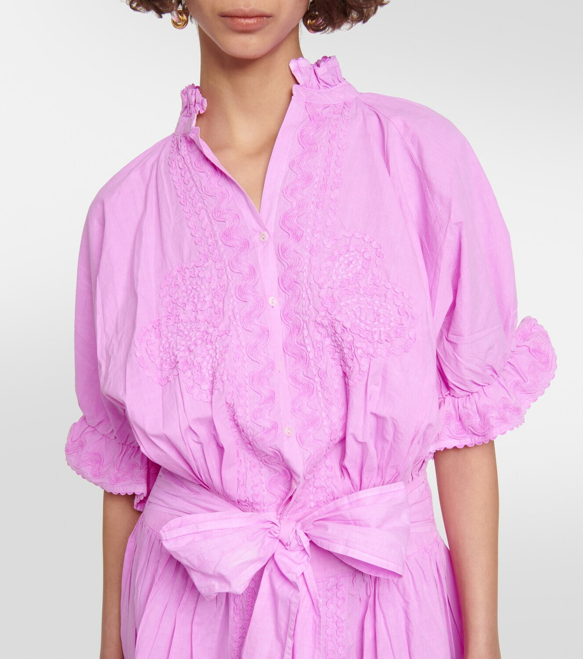 Juliet Dunn Embroidered cotton poplin minidress Juliet Dunn Juliet Dunn Embroidered cotton poplin minidress Juliet Dunn