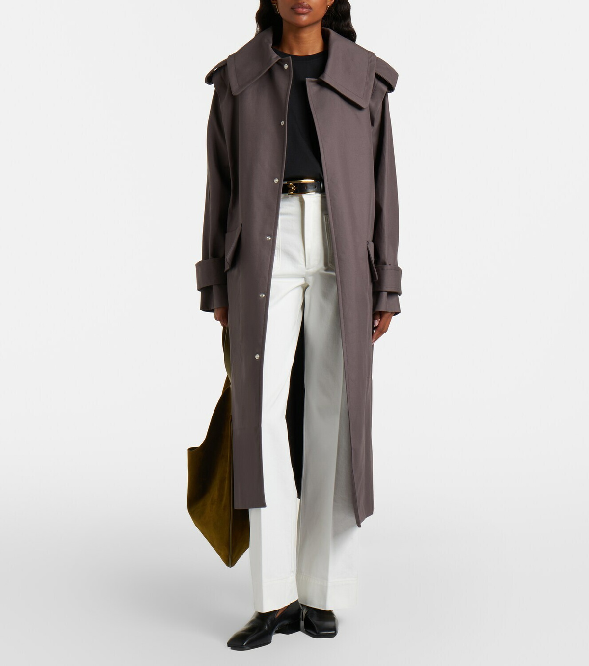 Victoria Beckham Philippa cotton trench coat
