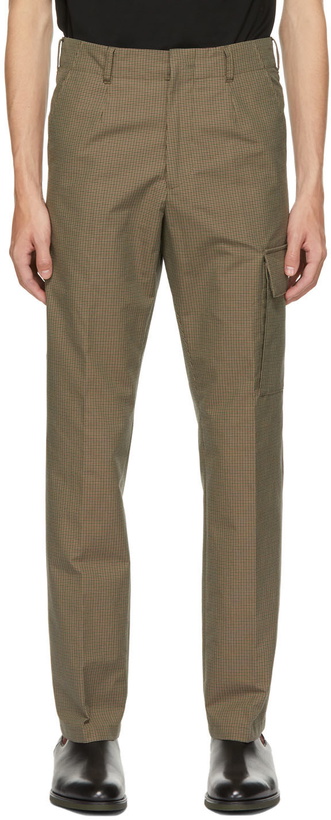 Photo: Paul Smith Beige Subalpino Check Cargo Pants