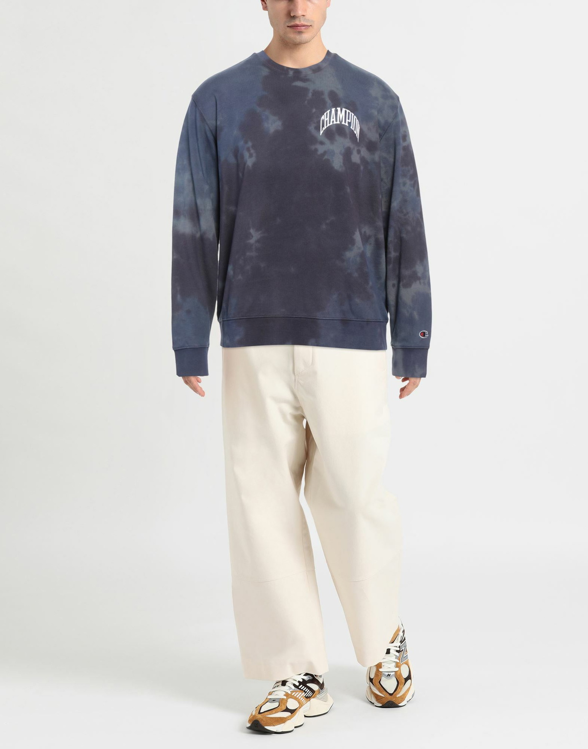 Champion Mens Sweatshirt in Navy