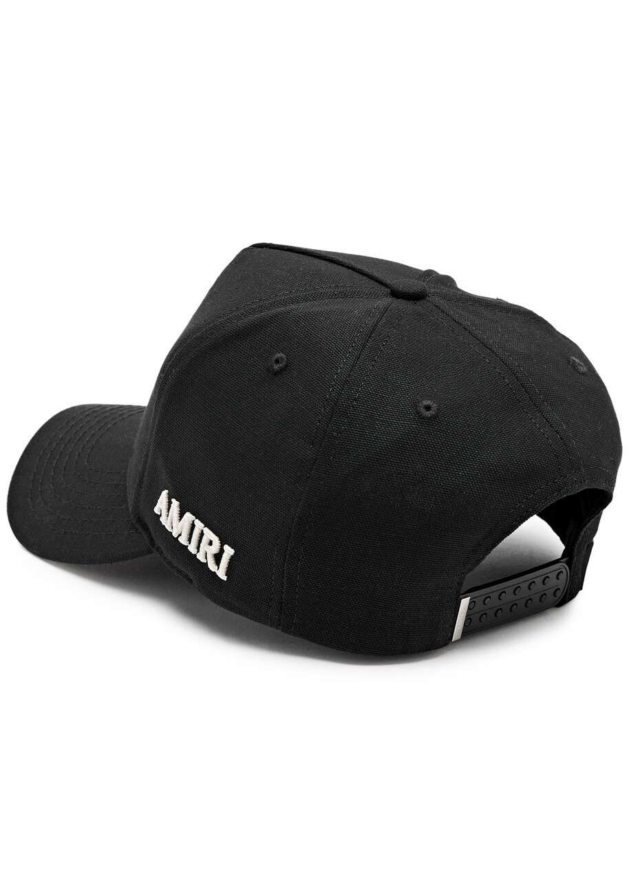 Amiri MA Quad Logo-embroidered Canvas cap - Black - One Size Amiri