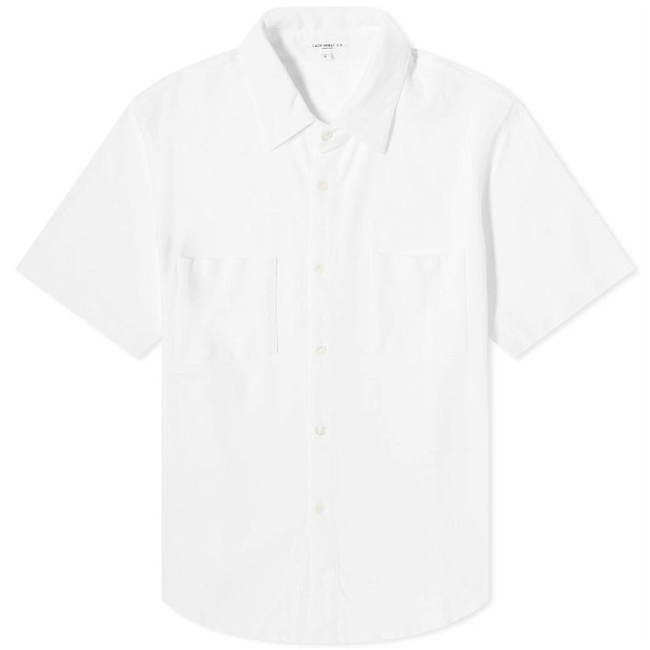 Photo: Lady Co. Men's Pique Work Shirt in White