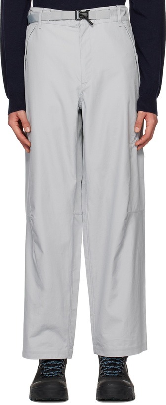 Photo: C.P. Company Gray Belted Trousers