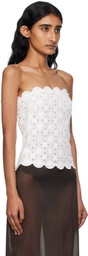 St. Agni White Doily Top