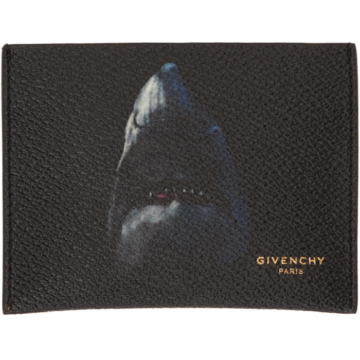 Photo: Givenchy Black Shark Card Holder 
