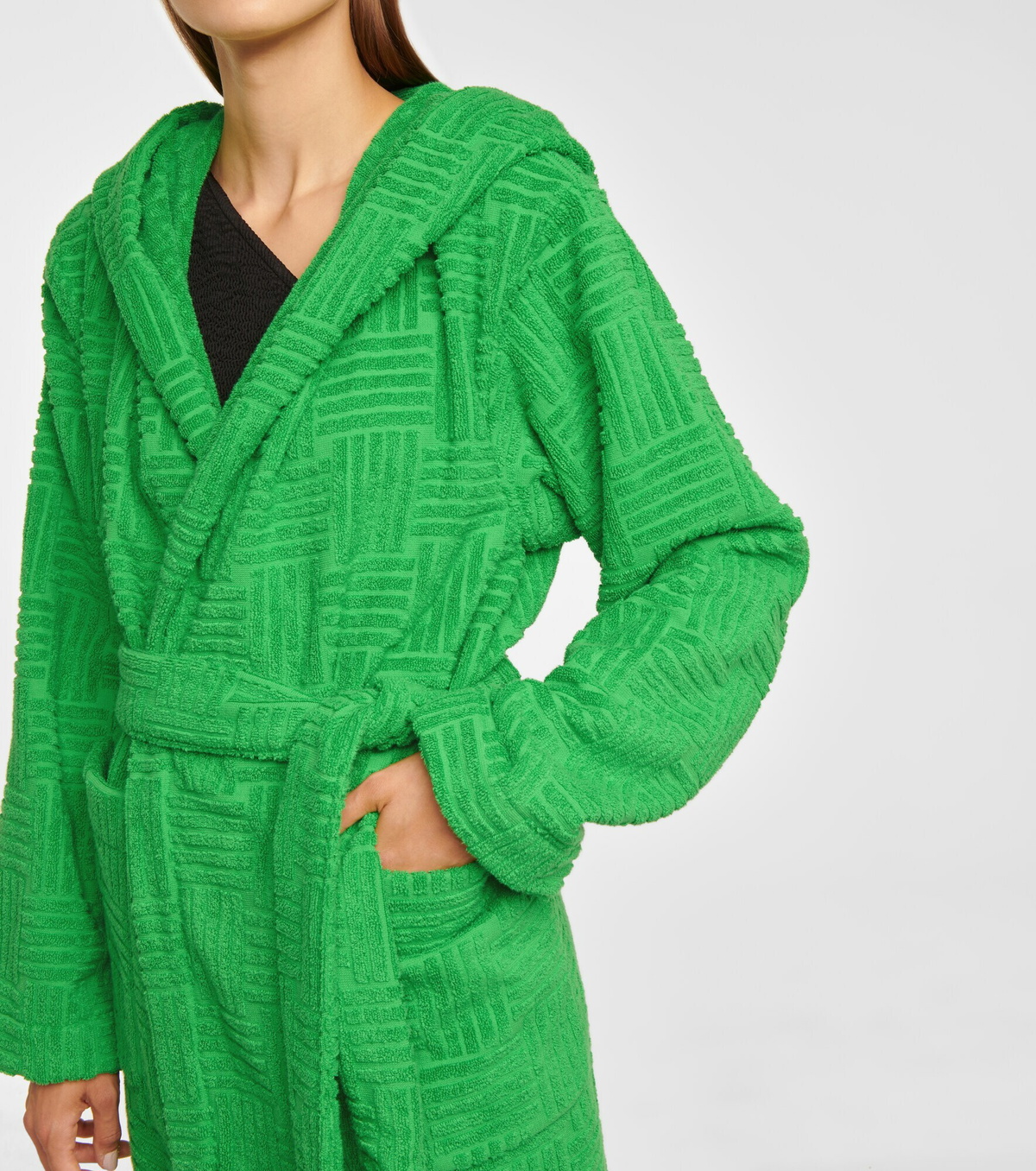 Bottega Cotton terry bathrobe Bottega