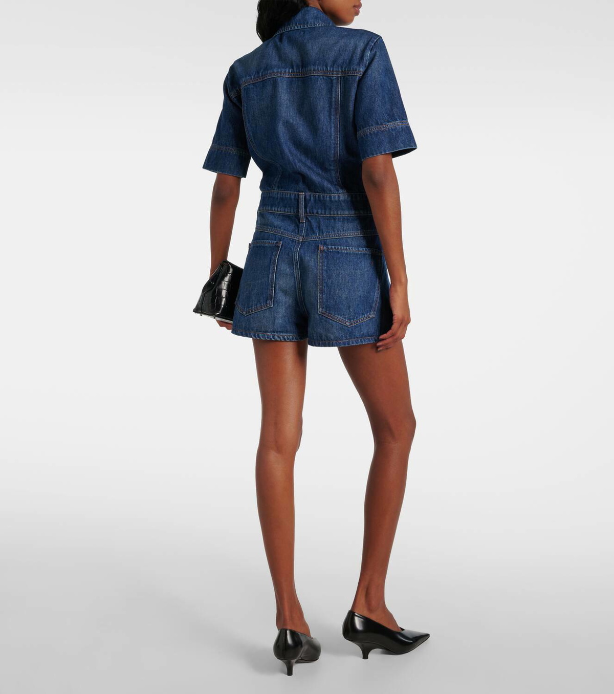 Sportmax Guglia denim jumpsuit