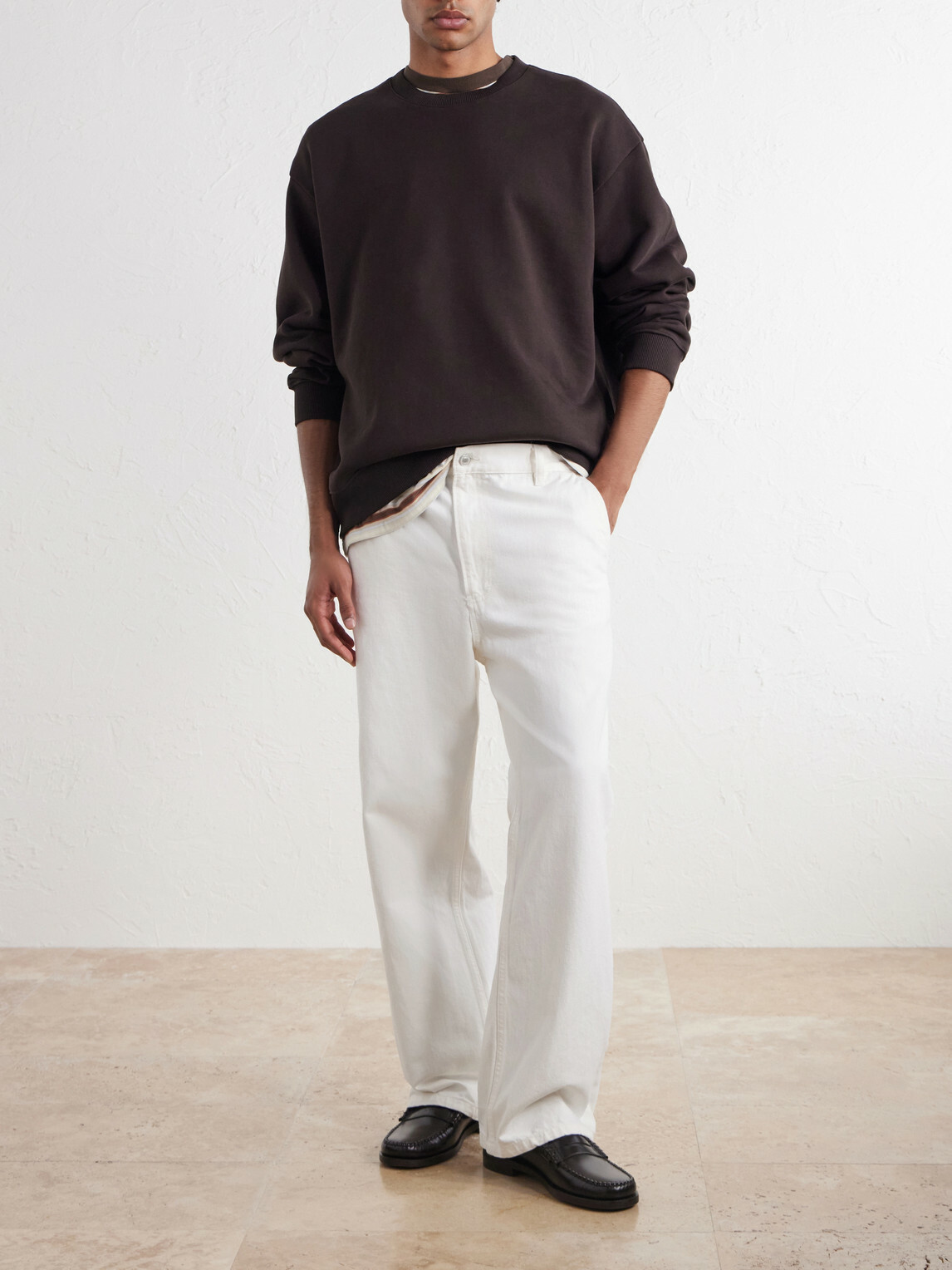 NN07 - David 3014 Organic Cotton-Jersey Sweatshirt - Brown