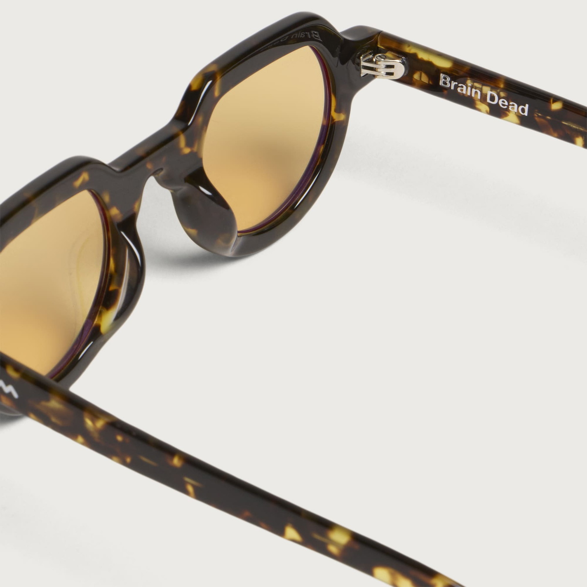 AKILA x Brain Dead Tani Sunglasses in Tortoise/Yellow