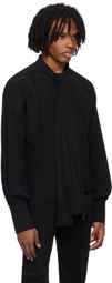 Enfants Riches Déprimés Black Pussy Bow Shirt