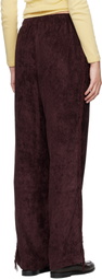 NEEDLES Burgundy Fringe String Lounge Pants