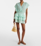 Melissa Odabash Jess embroidered cotton minidress