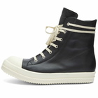 Rick Owens Men's High Sneakers in Black/Milk