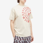 Palm Angels Men's Vertigo T-Shirt in Beige