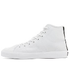Adidas Nizza Hi-Top Sneakers in White/Core Black