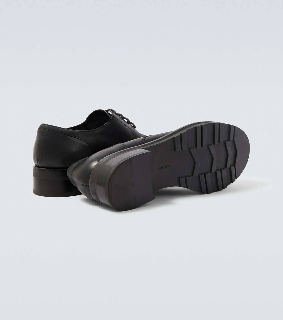 The Row Leather Derby shoes