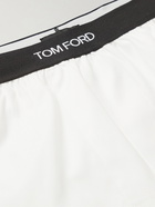 TOM FORD - Cotton Boxer Shorts - White