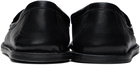 The Row Black Cary V1 Loafers