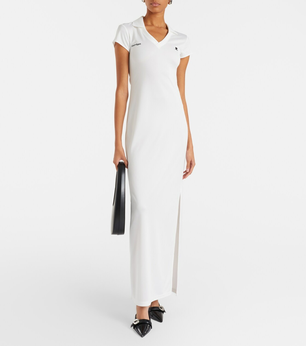 Courrèges Logo polo dress