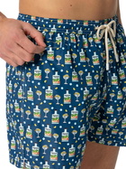 MC2 Saint Barth Man Light Fabric Swim Shorts With Portofino Gin Print | Portofino Dry Gin Special Edition