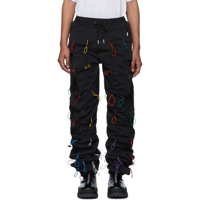 Photo: 99% IS Black and Multicolor Gobchang Lounge Pants