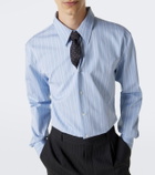 Saint Laurent Striped cotton poplin shirt
