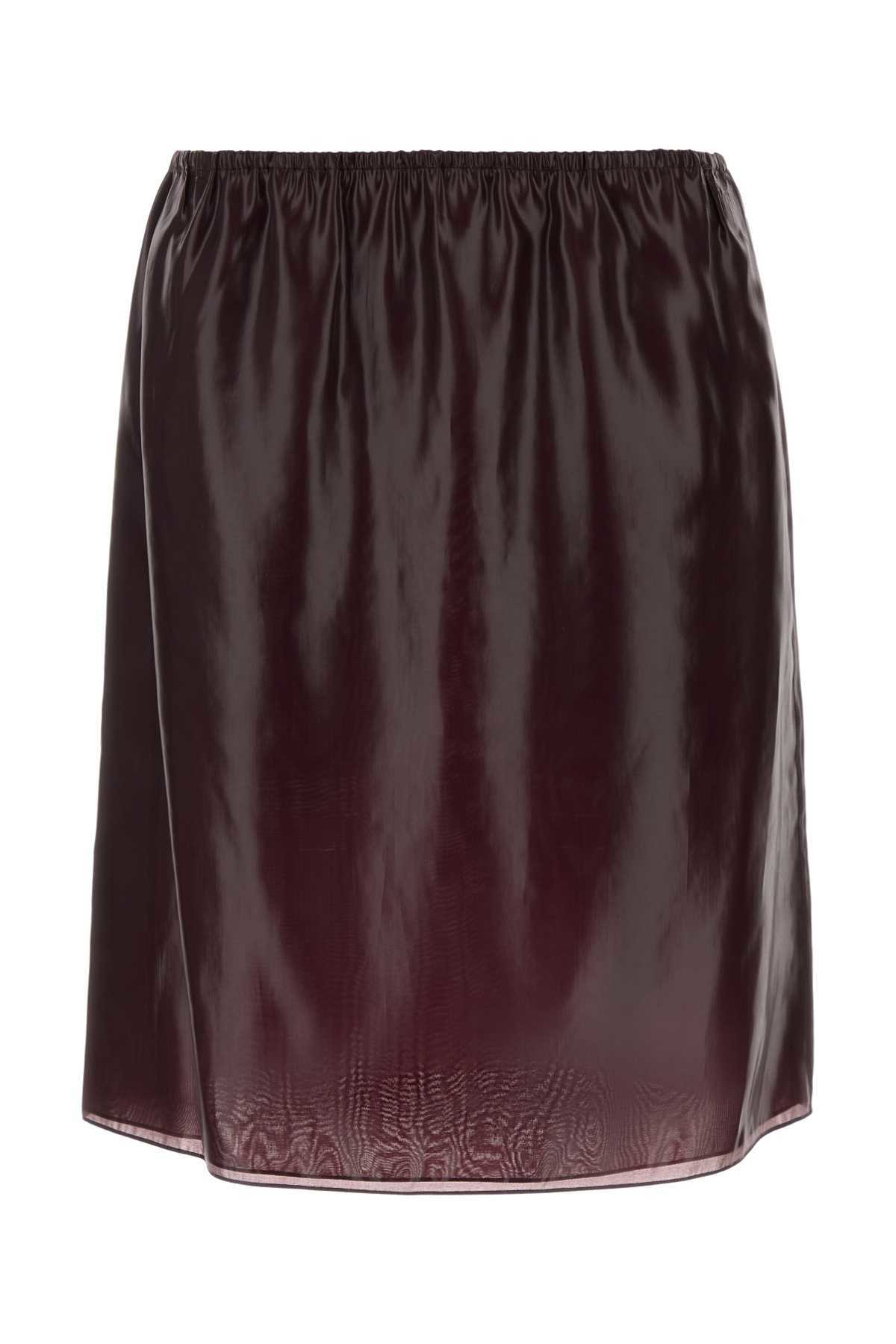 Ferragamo Camel Stretch Alpaca Blend Skirt Salvatore Ferragamo