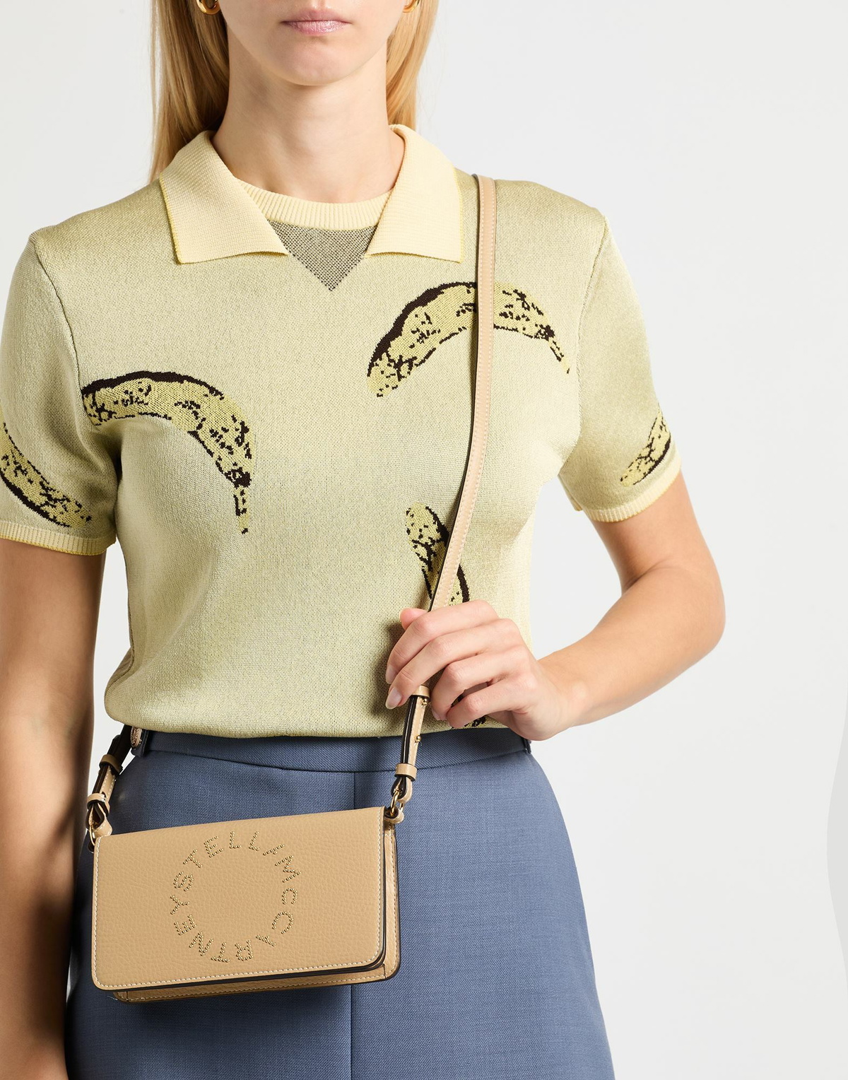 Stella Mccartney Womens Cross-body bag in Beige