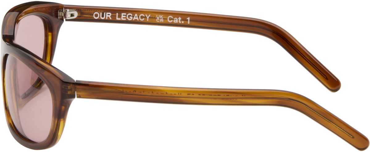 OUR LEGACY Brown Shelter Sunglasses