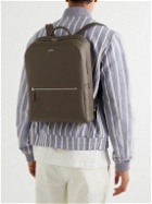 Smythson - Pebble-Grain Leather Backpack