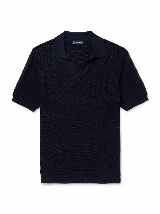 Photo: Frescobol Carioca - Rino Slim-Fit Cotton Polo Shirt - Blue