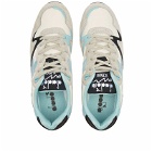 Diadora Men's V7000 Winter Sneakers in Silver Green/Snorkel Blue