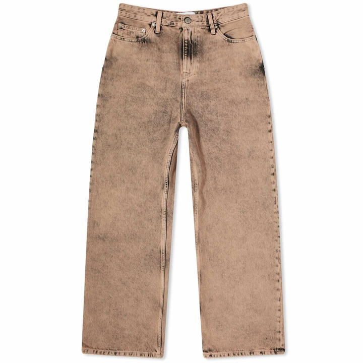 Photo: Calvin Klein Women's High Rise Relaxed Jeans in Denim Medium