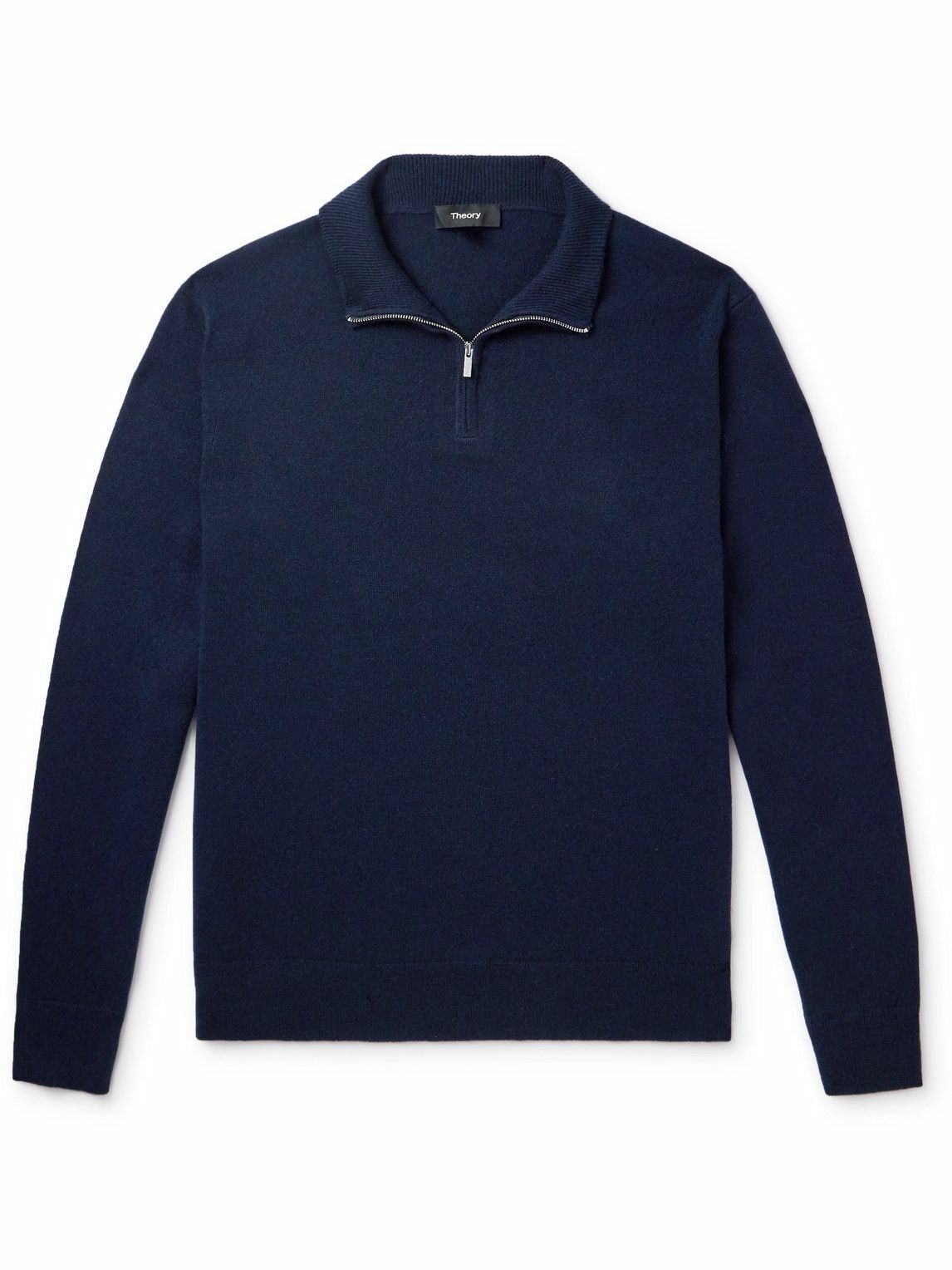 Theory - Hilles Cashmere Half-Zip Sweater - Blue Theory