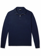 Theory - Hilles Cashmere Half-Zip Sweater - Blue