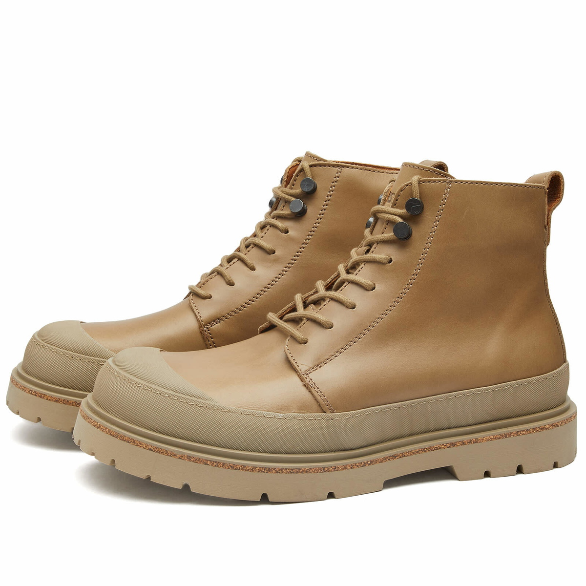 Birkenstock Men's Prescott Lace Boot in Taupe