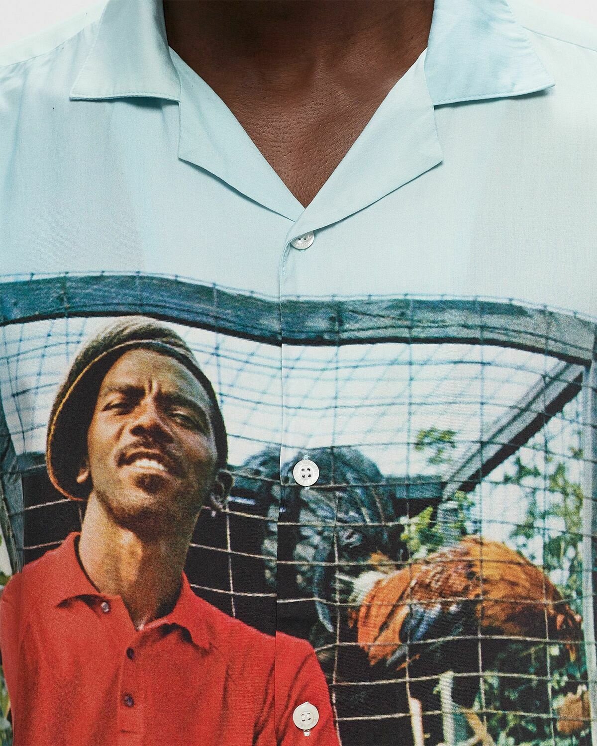 【BUTTER GOODS】CHICKEN SHACK S/S SHIRT Butter Goods Chicken Shack S/S Shirt Multi Shortsleeves