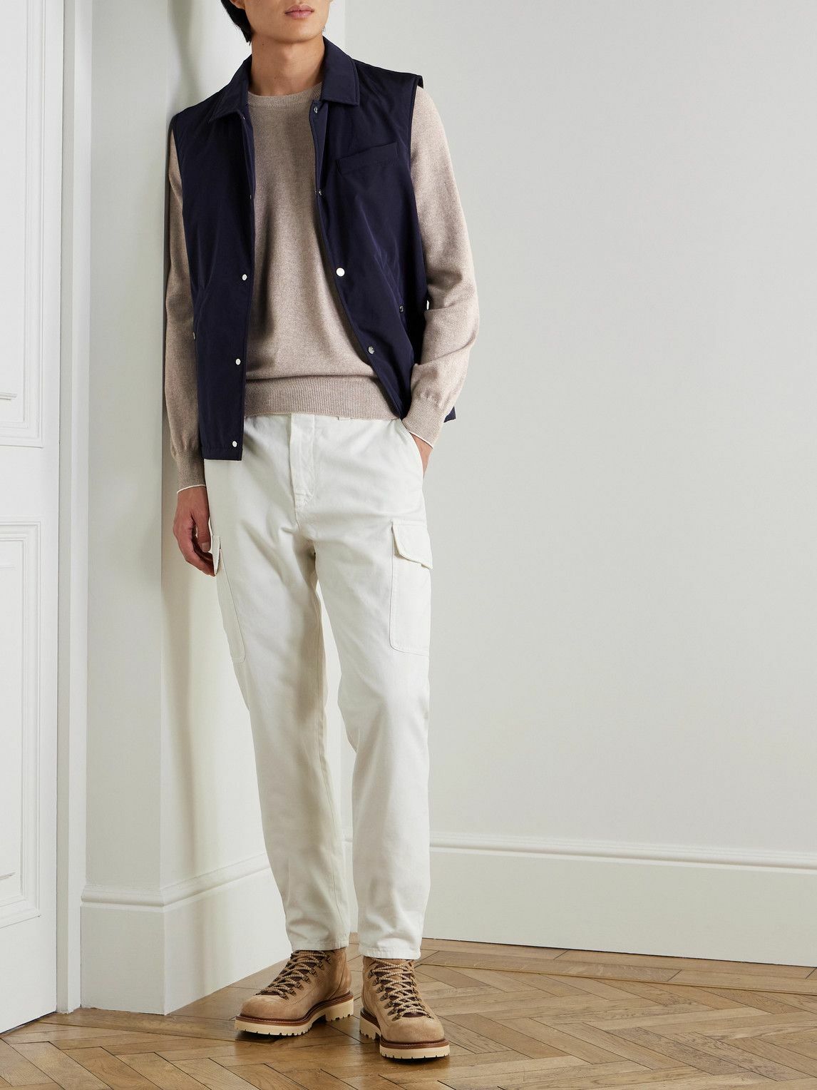 Brunello Cucinelli Cashmere Sweater Neutrals Brunello Cucinelli