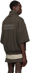 Essentials Gray Half-Zip Sweatshirt