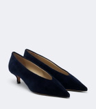 Le Monde Béryl Babouche velvet pumps
