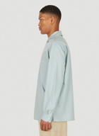 Convertible Collar Shirt in Light Blue