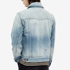 Saint Laurent Men's Classic Denim Jacket in Sky Blue