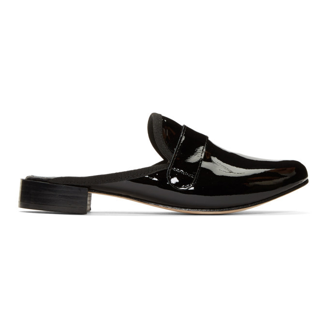 Repetto Black Leila Mule Ballerina Flats Repetto