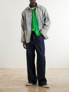 KAPITAL - Liberty Striped Denim Overshirt - Blue