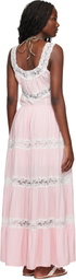 Frankies Bikinis Pink Dakota Maxi Dress