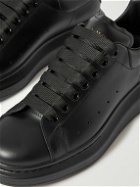 Alexander McQueen - Exaggerated-Sole Studded Leather Sneakers - Black