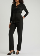 Diane Von Furstenberg Ursula Knotted Lamé top Black